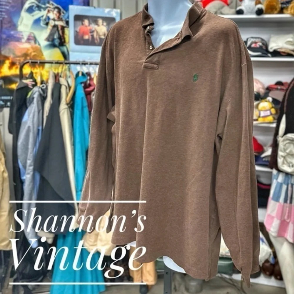 Polo Ralph Lauren sz XXL long sleeve polo A36